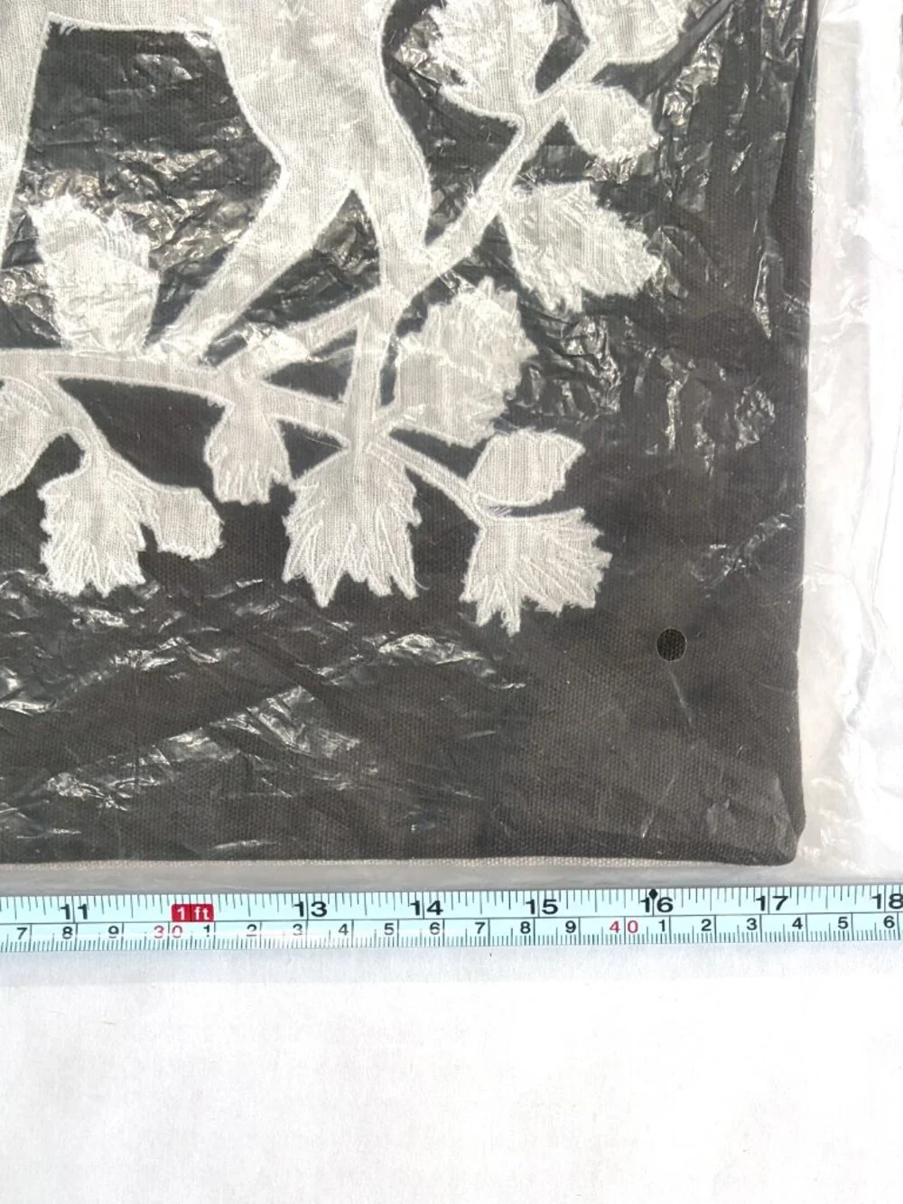 West Elm NWT Hand Embroidered Deer Silhouette Pillow Cover 18